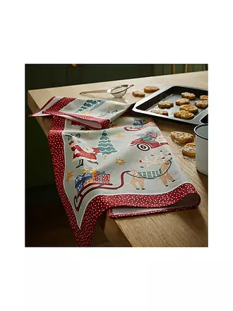 ULSTER WEAVERS | Geschirrtuch 45x75cm CHRISTMAS ORNAMENT | senf